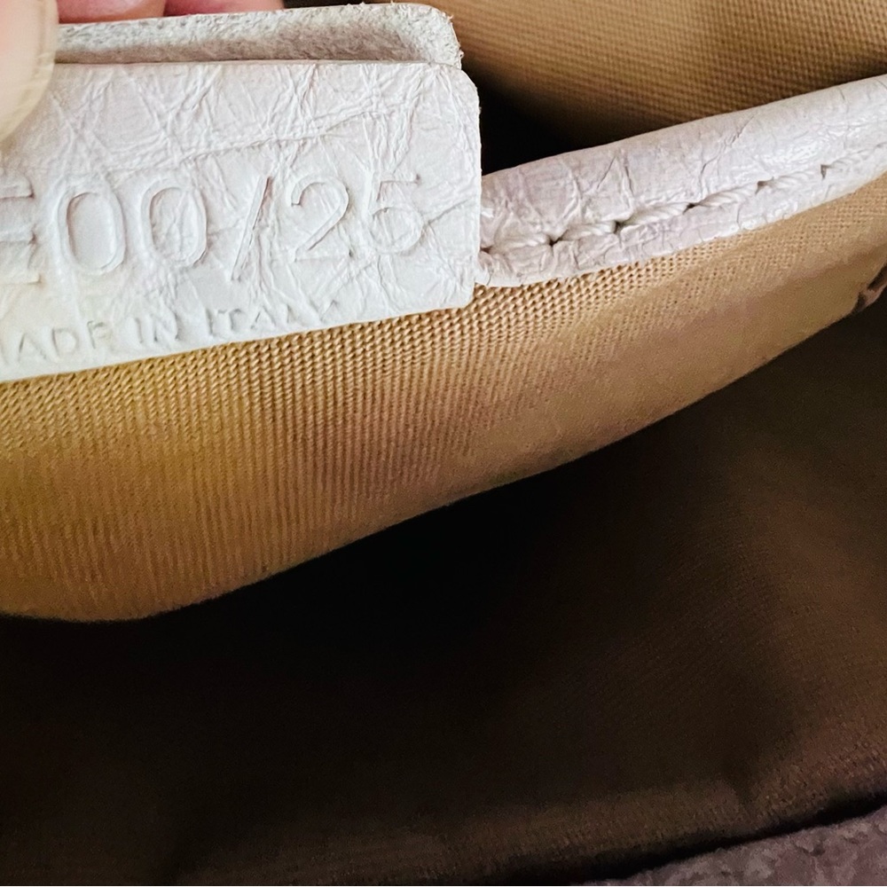 Celene White Satchel Textured Leather - Picture 10 of 16